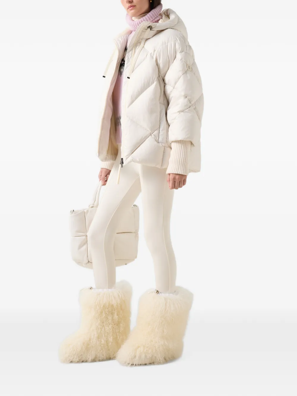 BOGNER Sheryl quilted down jacket Beige