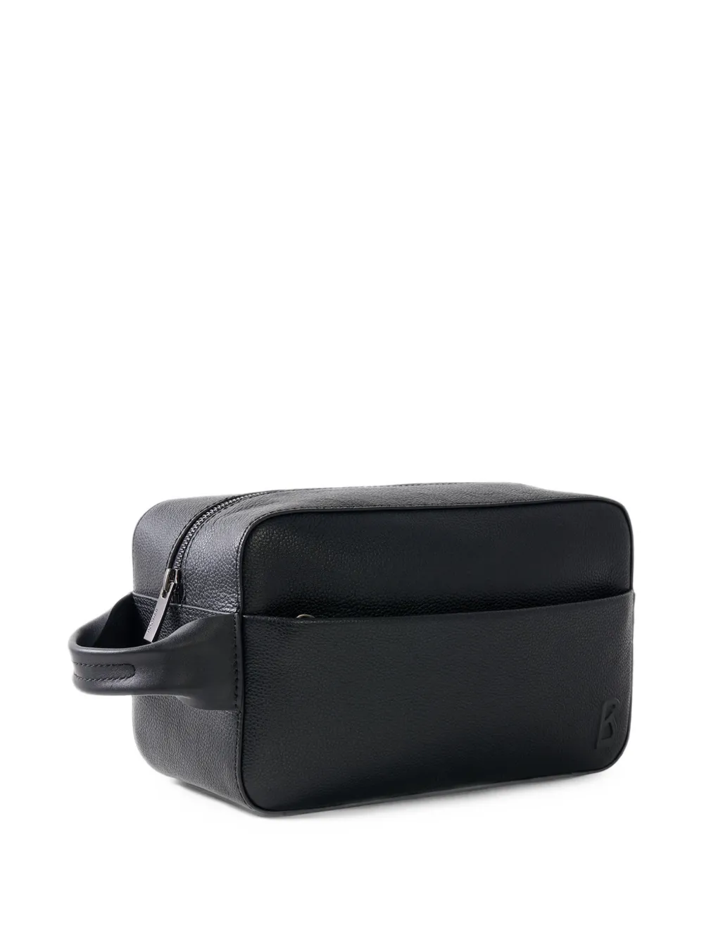 BOGNER Kiroro Jona grained-leather wash bag Zwart