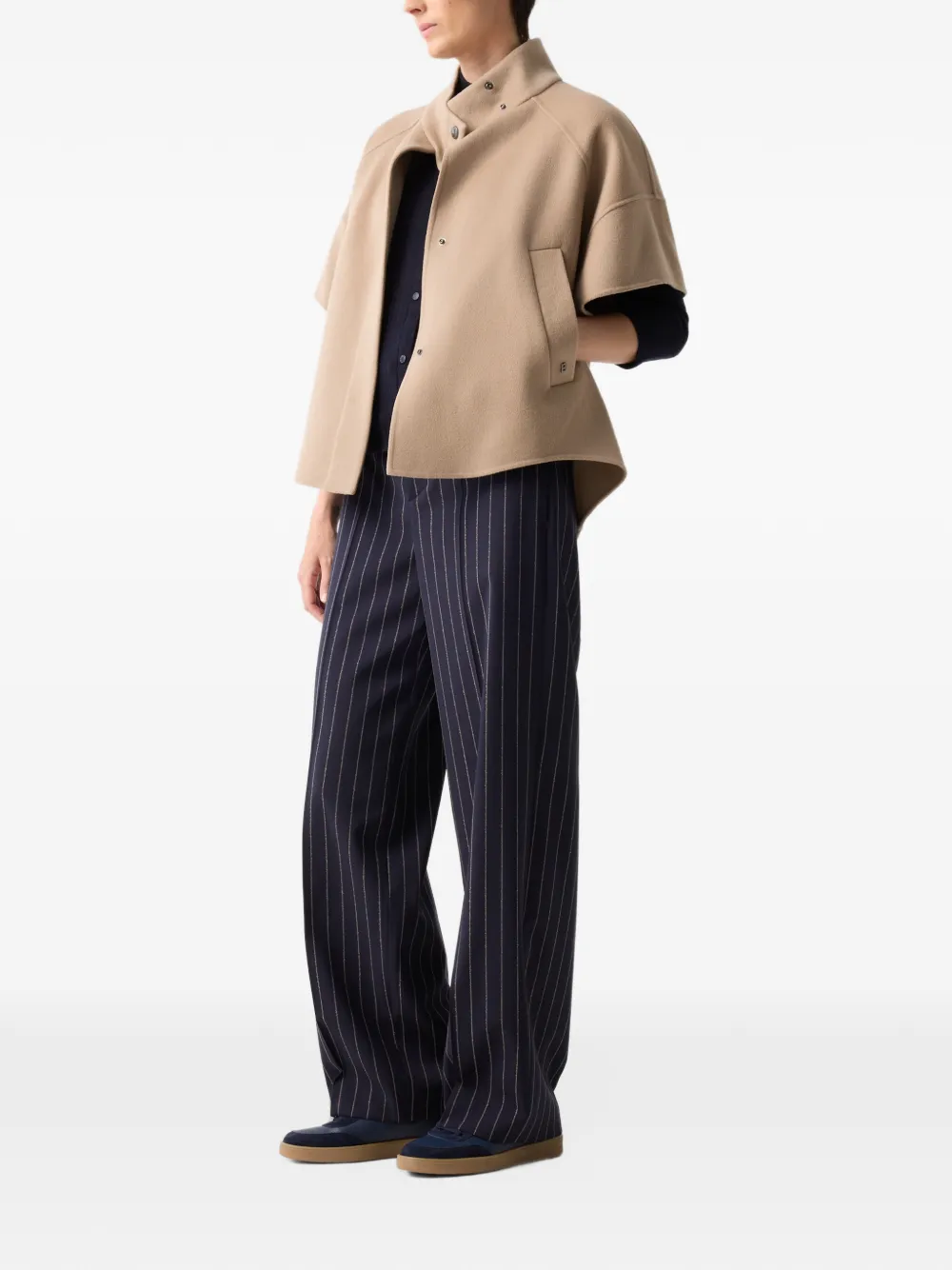 BOGNER Venice dubbelzijdige cape Beige