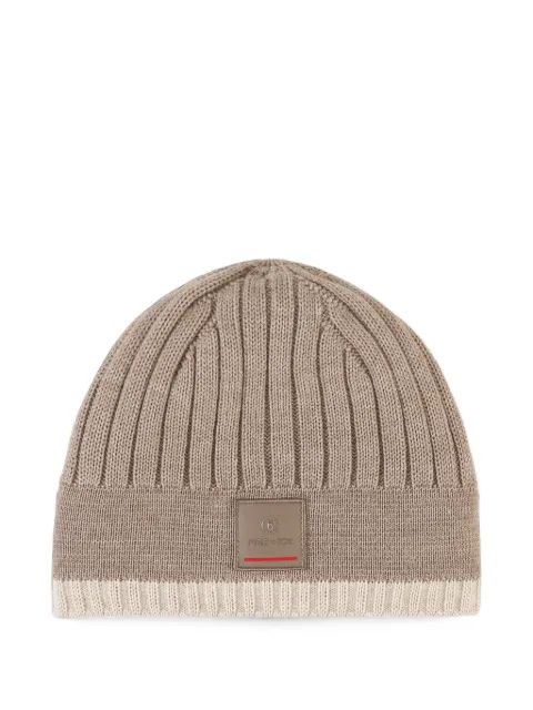 BOGNER FIRE+ICE Eastan logo-patch beanie hat