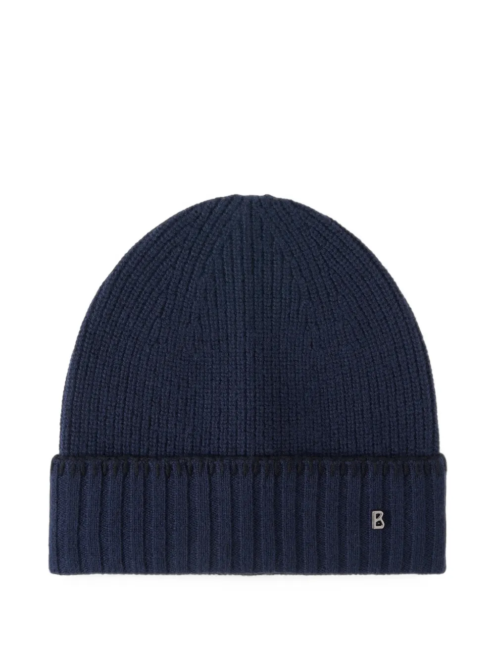BOGNER Moulan ribbed-knit wool beanie hat Blauw