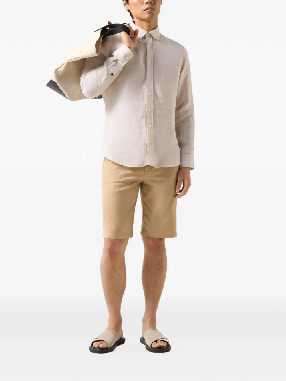 BOGNER Timi linen shirt Beige