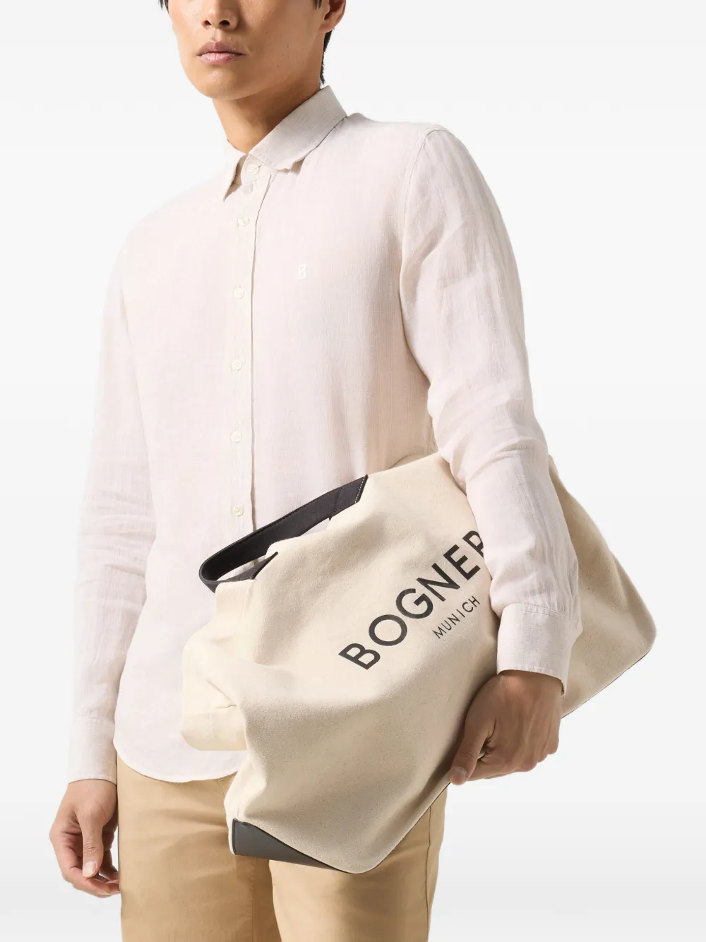 BOGNER Timi linen shirt Beige