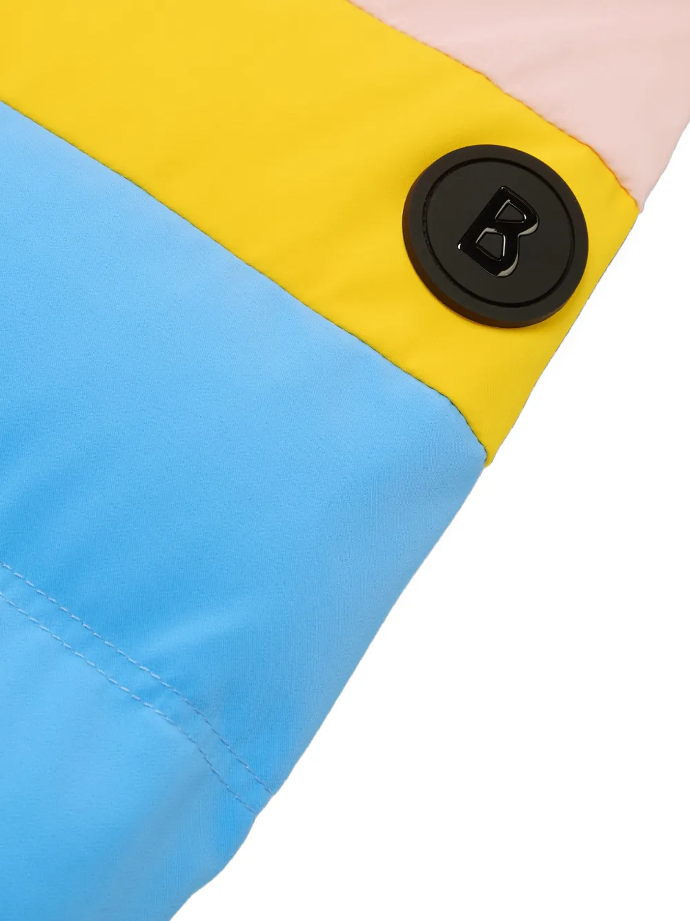 Bogner Kids Cosima colour-block quilted jacket Blauw