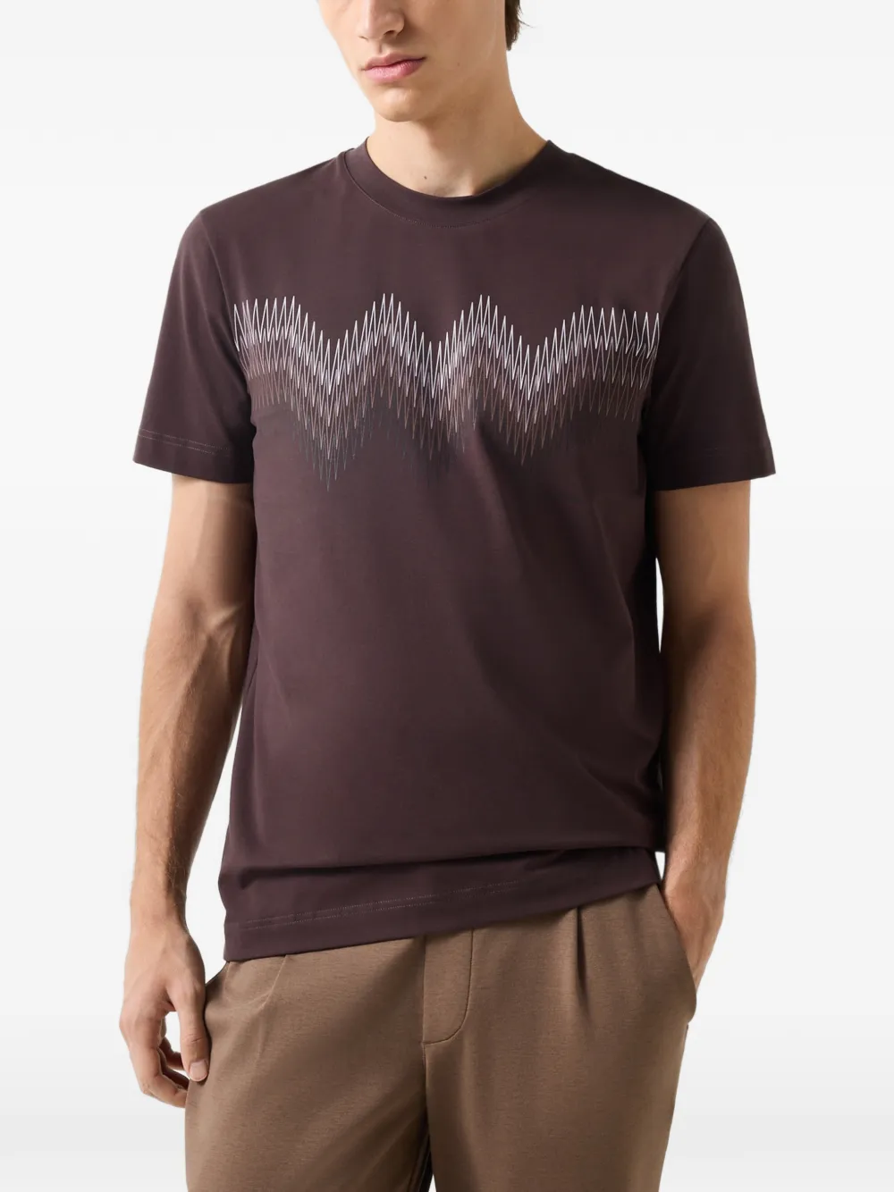 BOGNER Ryan logo-print T-shirt Bruin