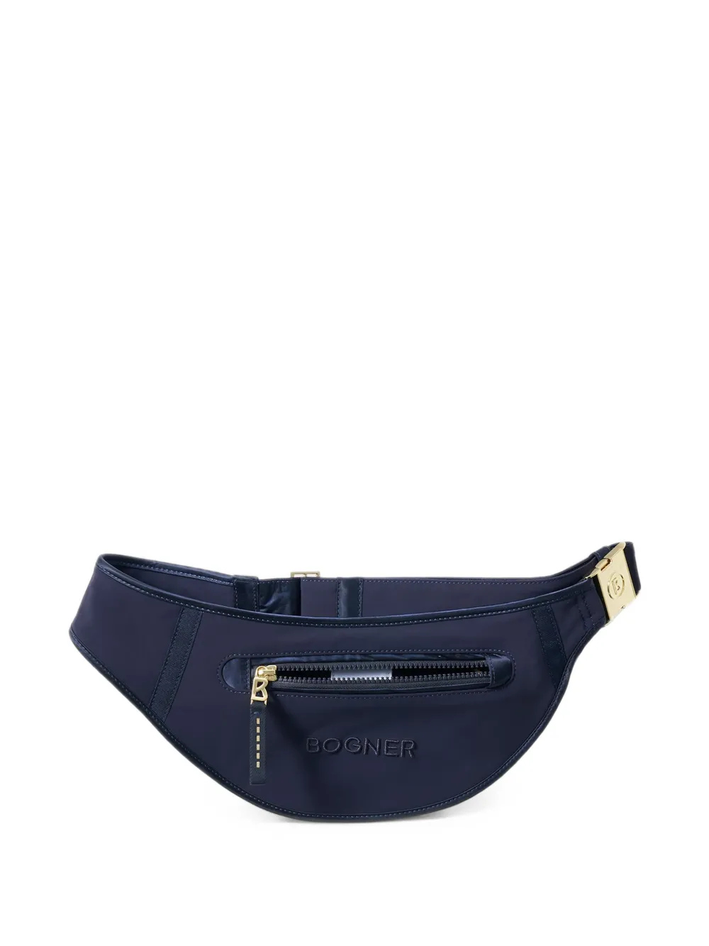 BOGNER Karla small logo-embroidered belt bag Blauw