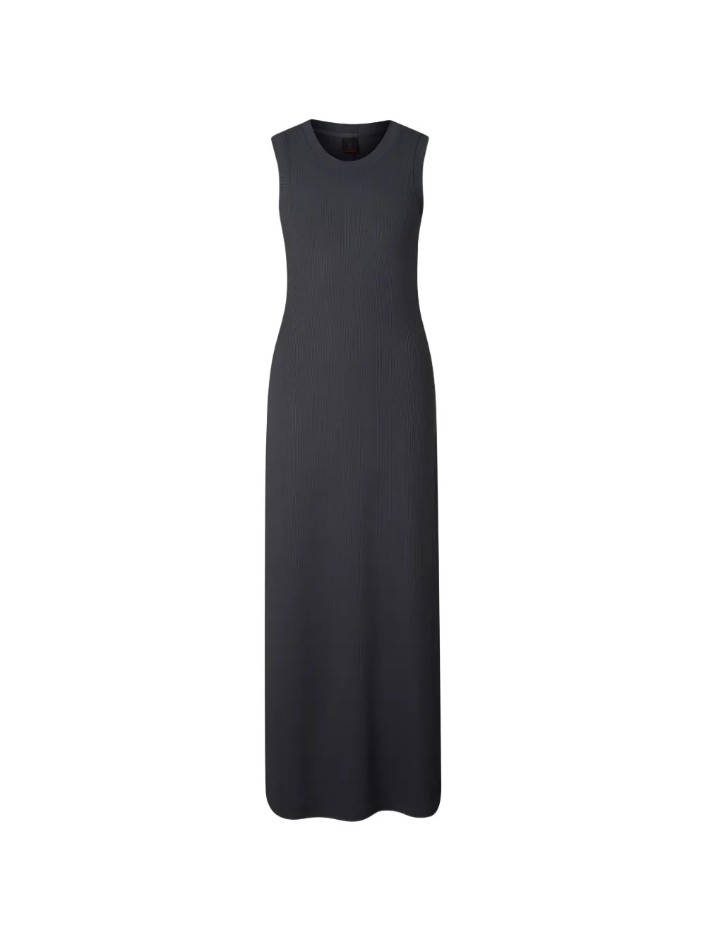 BOGNER FIRE+ICE robe longue en maille nervurée et fente latérale - Gris BOGNER FIRE+ICE robe longue en maille nervurée et fente latérale - Gris