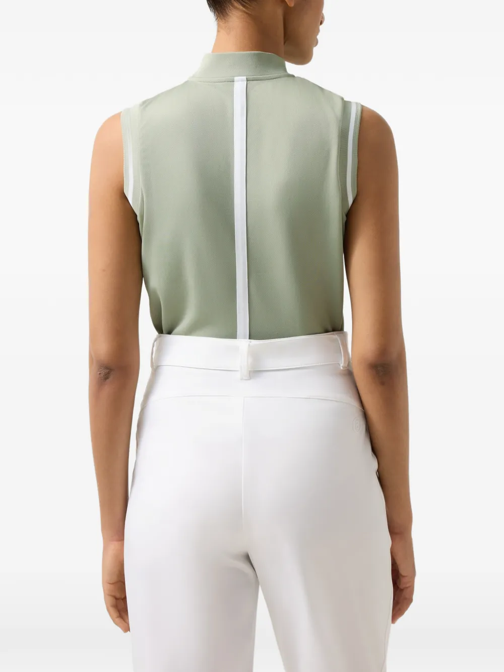 BOGNER Evi zip-fastening sleeveless top Groen