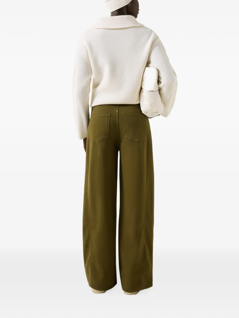 BOGNER Lizzy wide-leg jeans Groen