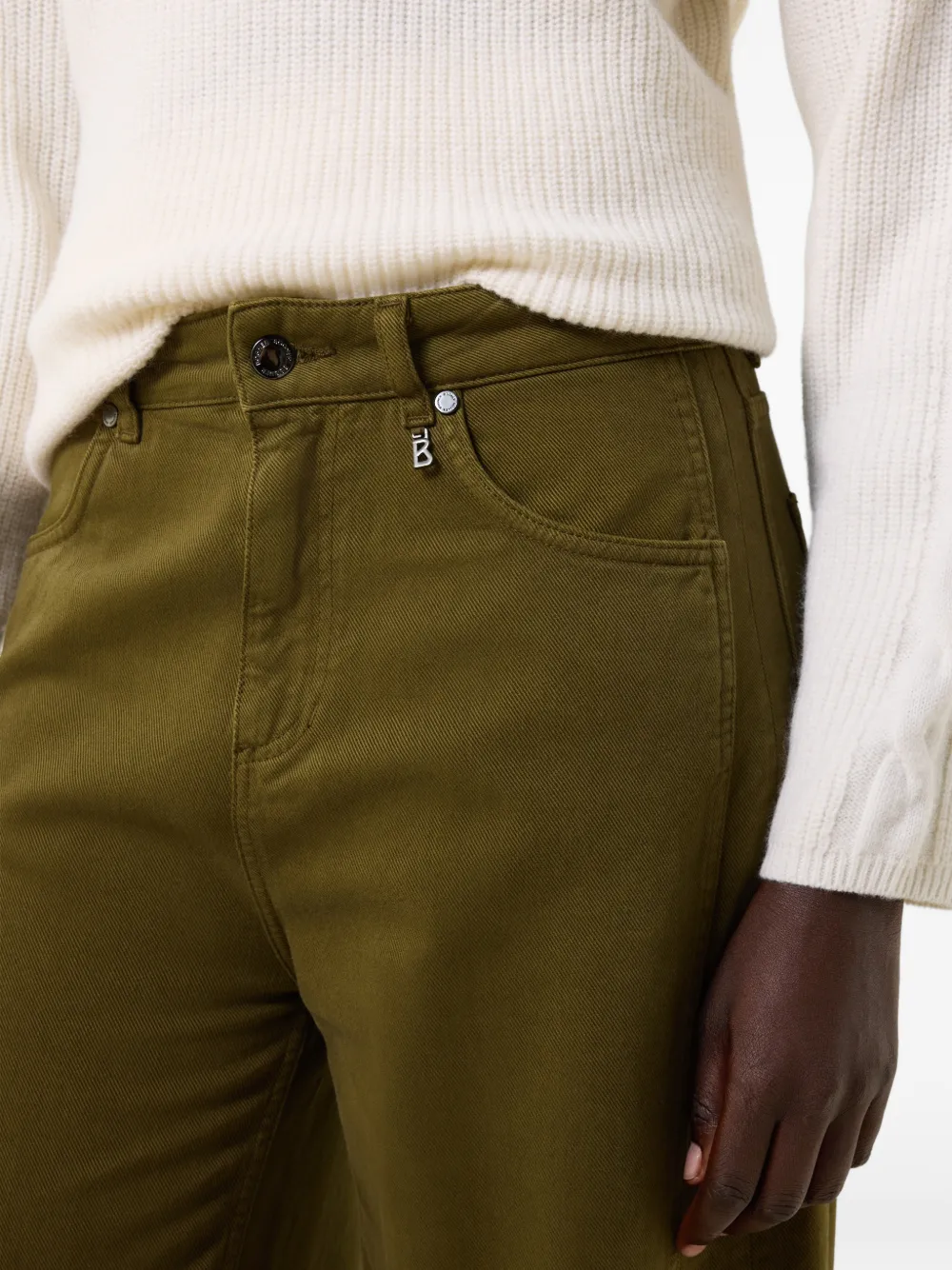 BOGNER Lizzy wide-leg jeans Groen
