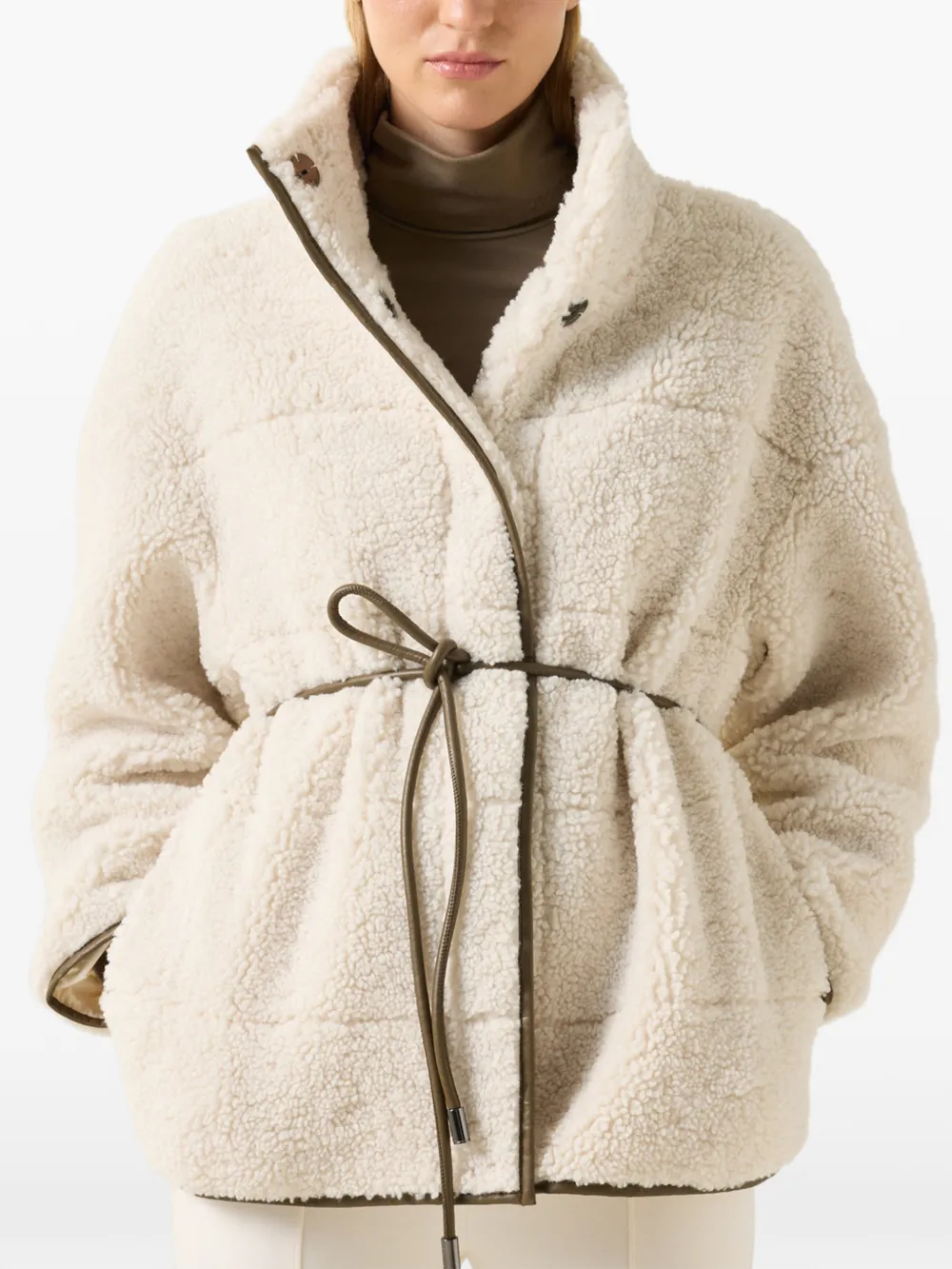 BOGNER Giacca Kimberly con texture teddy - Toni neutri
