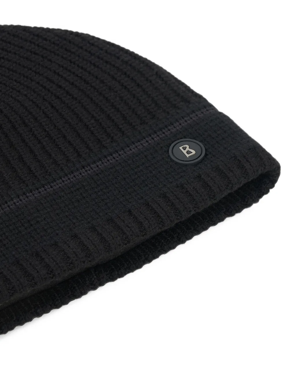 BOGNER Enin logo-patch beanie hat Zwart