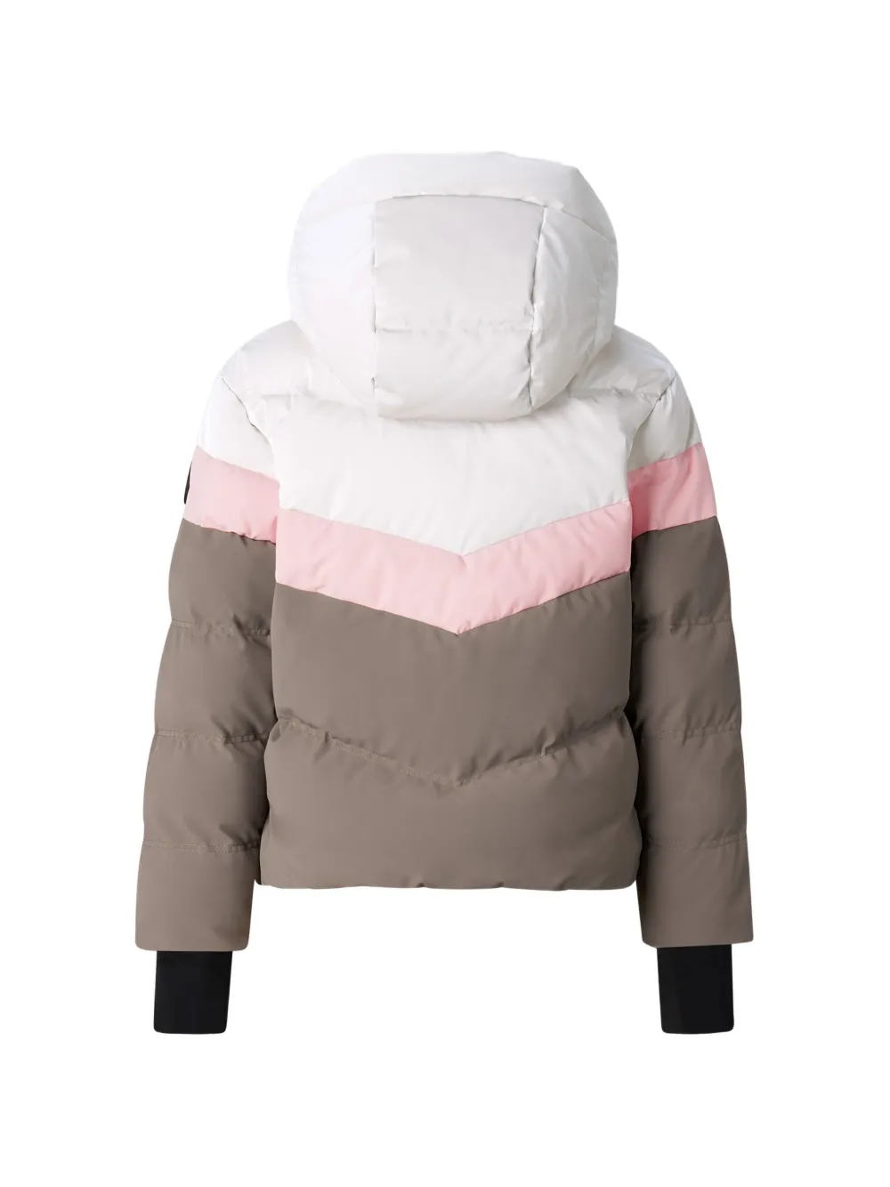 Bogner Kids Cosima colour-block quilted jacket Bruin