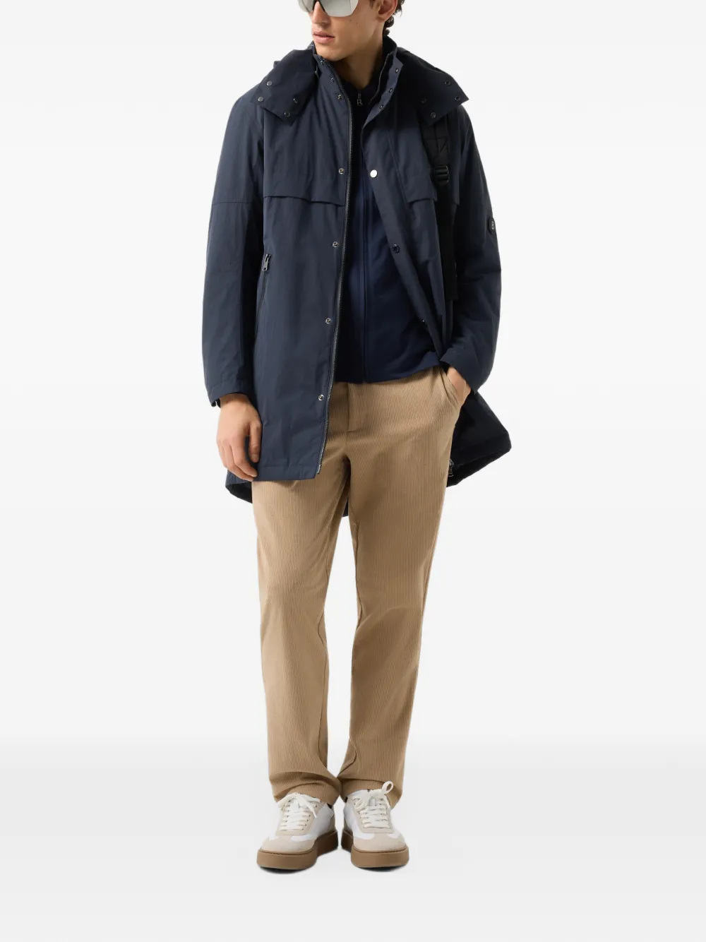BOGNER Franky hooded parka Blauw