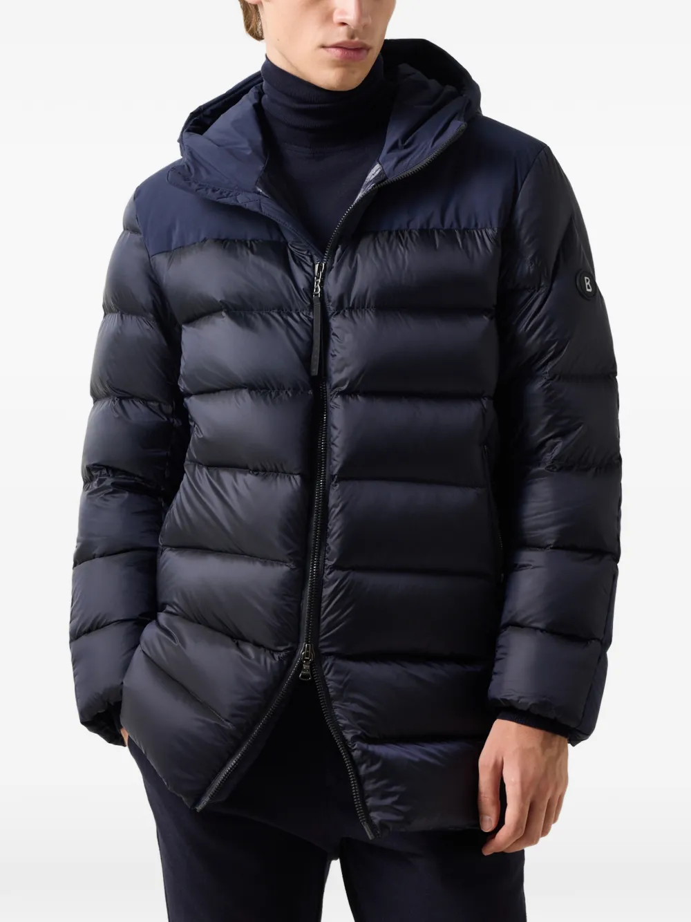 BOGNER Herby quilted-down jacket Blauw