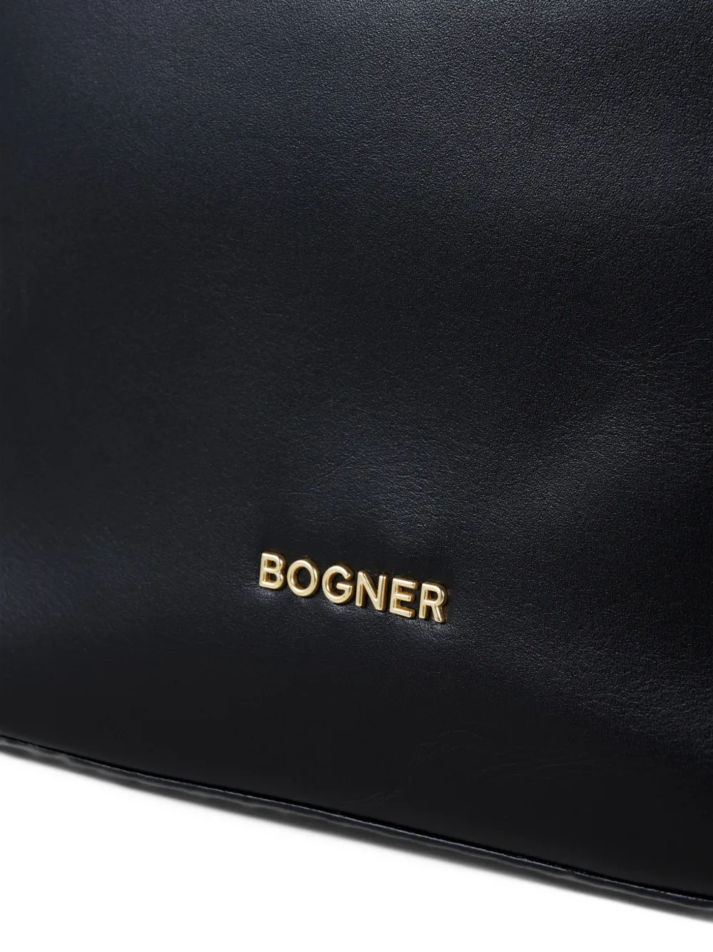 BOGNER Loges Grandes leather tote bag Zwart