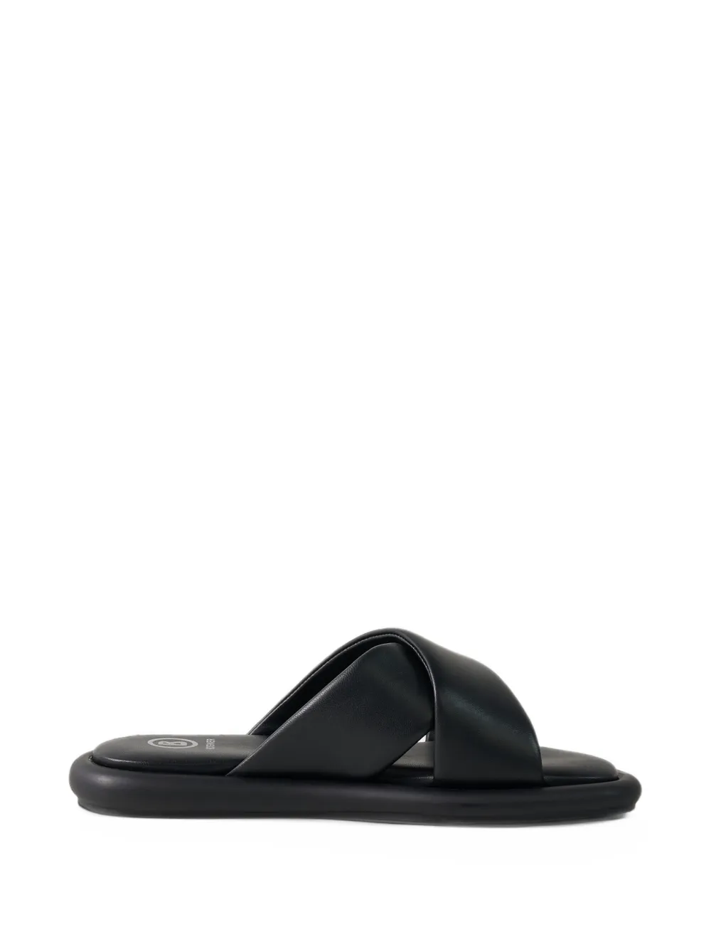 BOGNER Portofino crossover leather sandals - Schwarz