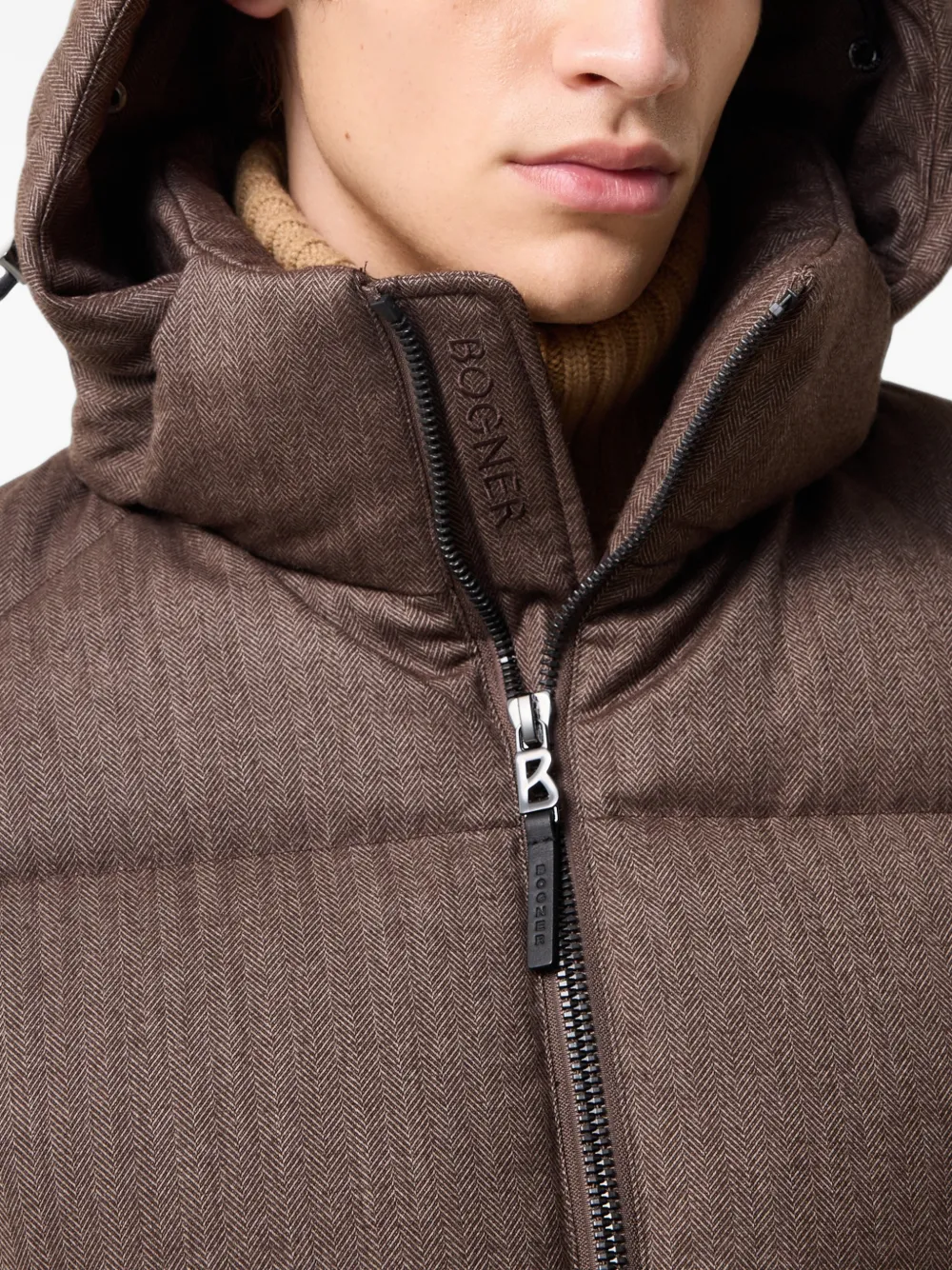 BOGNER Jones quilted down coat Bruin