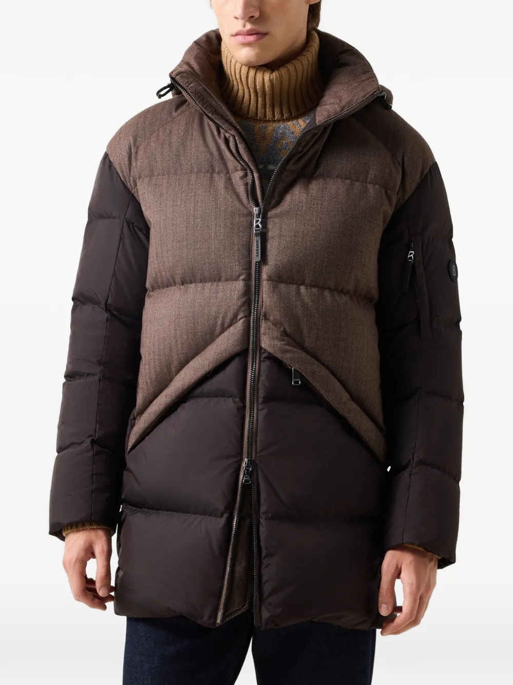BOGNER Jones quilted down coat Bruin