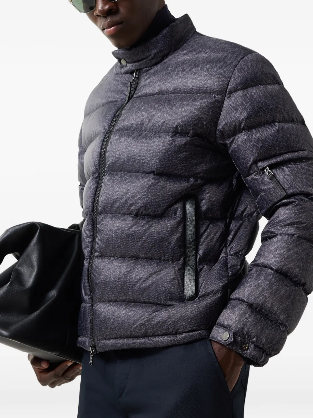 BOGNER Hugh quilted-down jacket Blauw