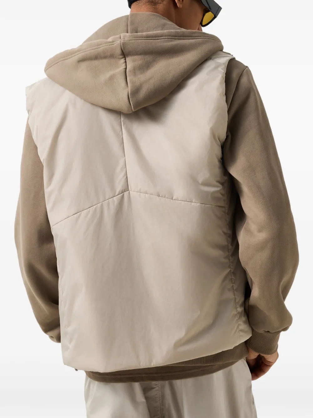 BOGNER FIRE+ICE Emilian padded high-neck gilet Beige