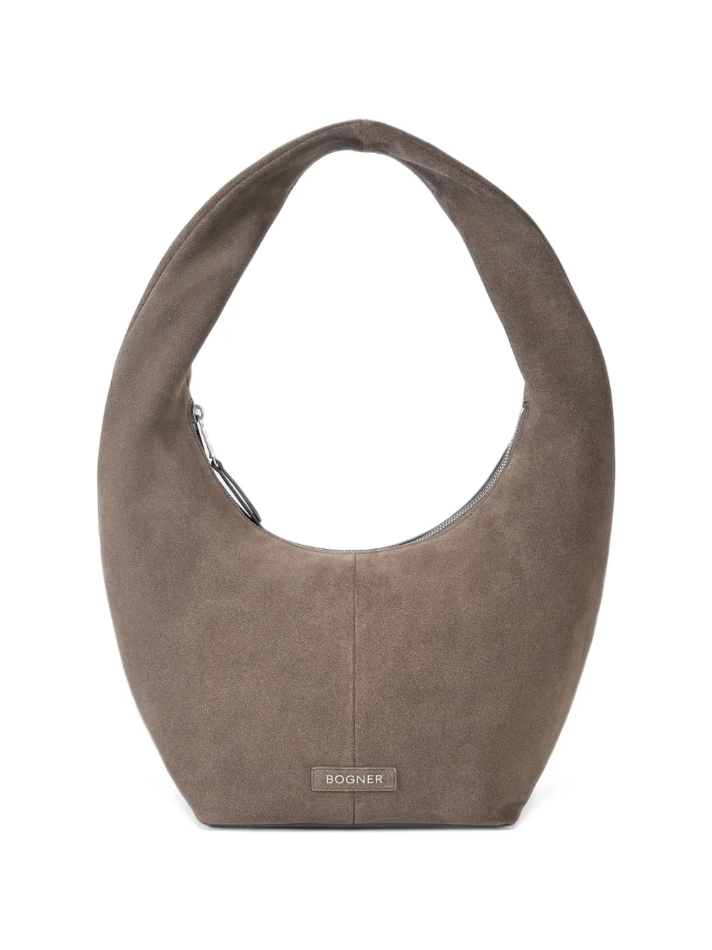 BOGNER Borsa a spalla Loges Gerda media in pelle scamosciata - Marrone