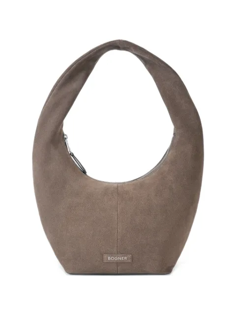 BOGNER Mittelgroße Loges Gerda Schultertasche aus Wildleder