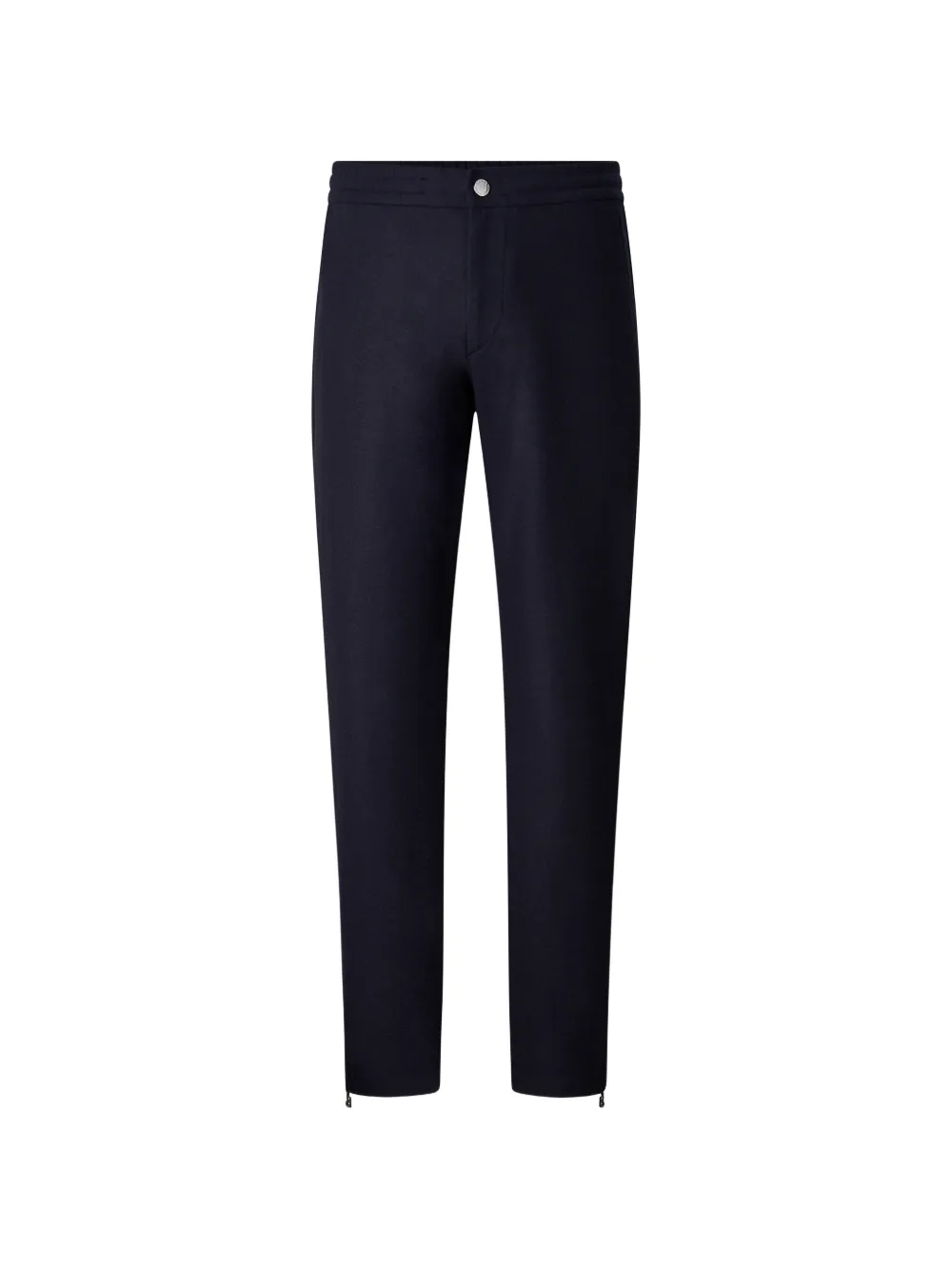 BOGNER Boris drawstring-flannel tapered trousers Blauw