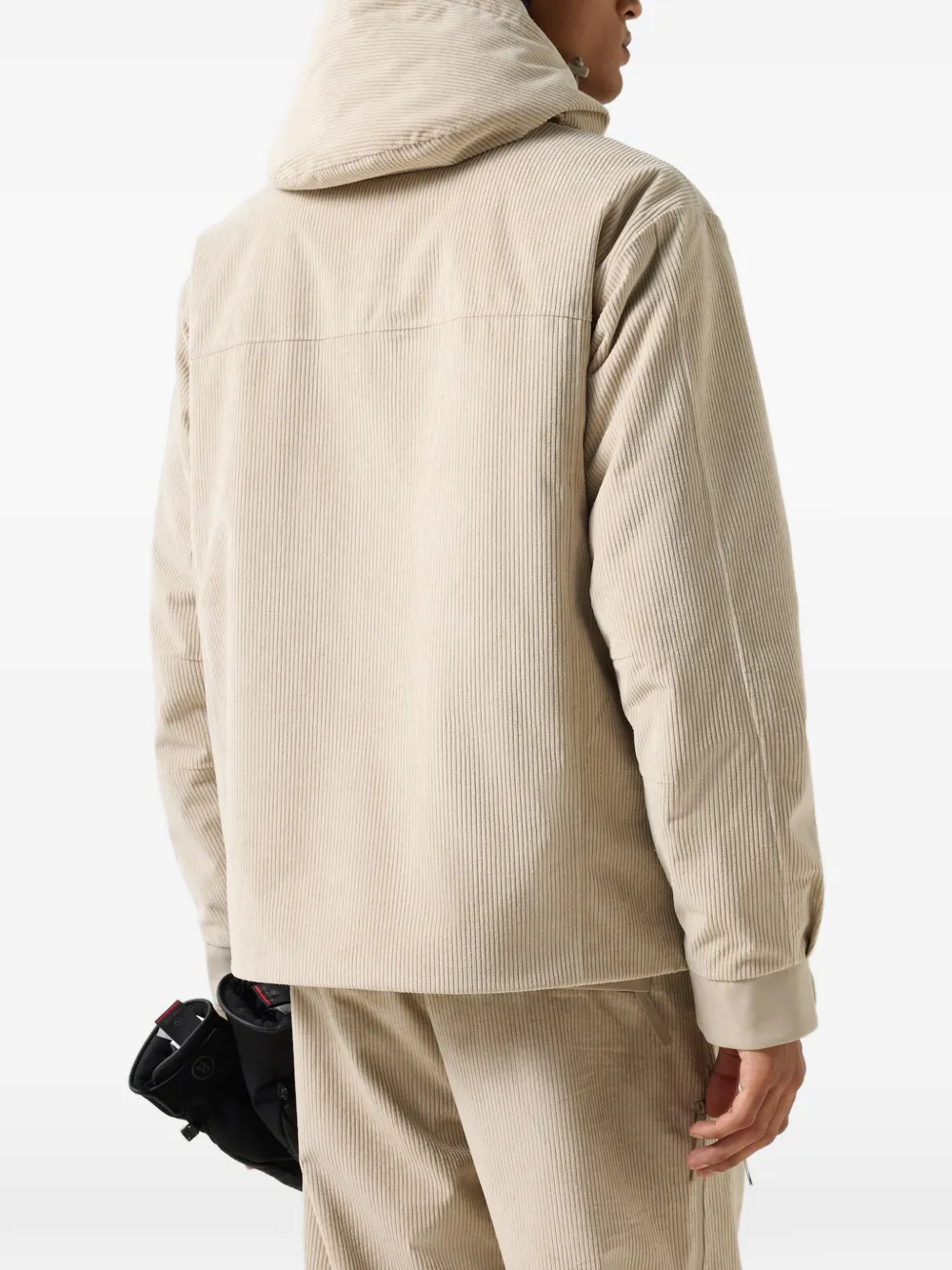BOGNER FIRE+ICE Flint corduroy ski jacket Beige