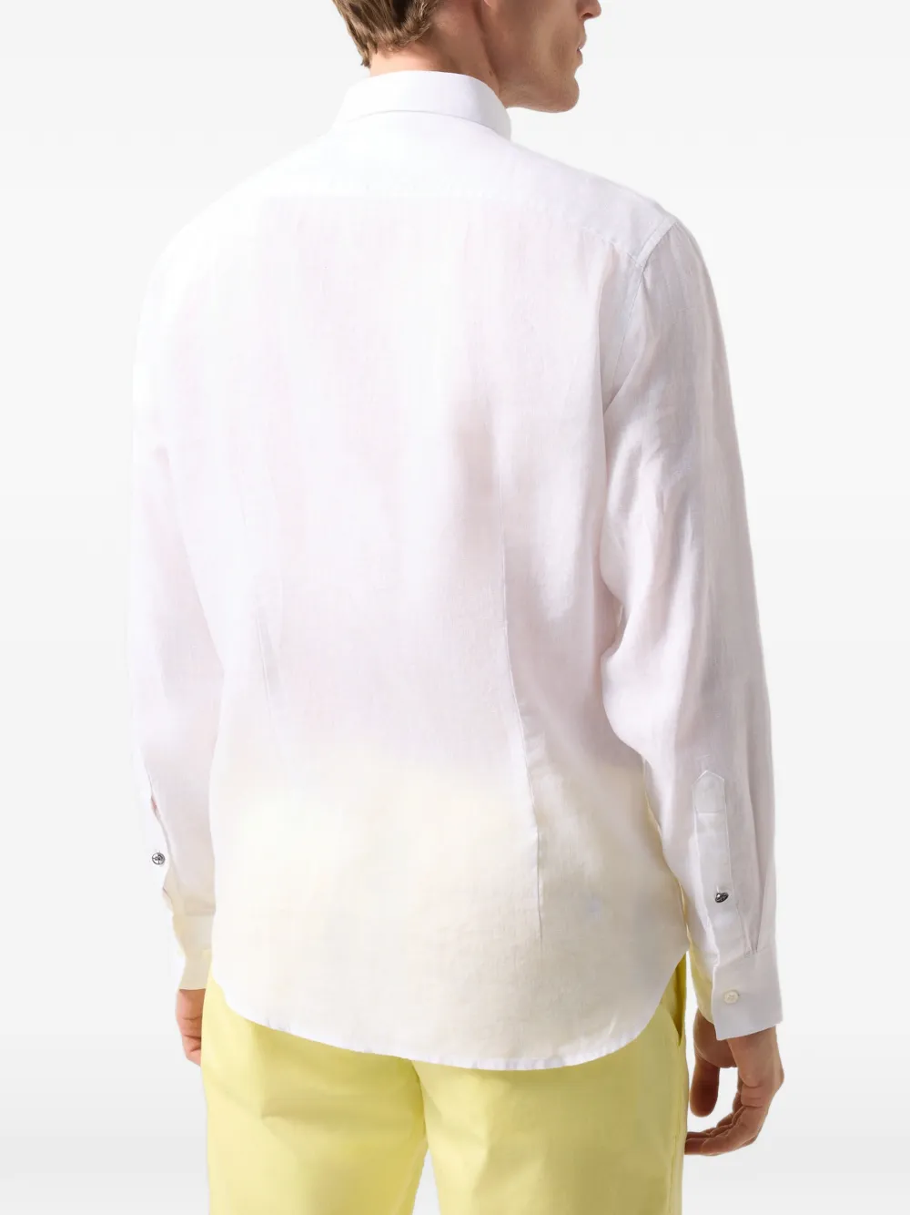 BOGNER button-down linen shirt Wit