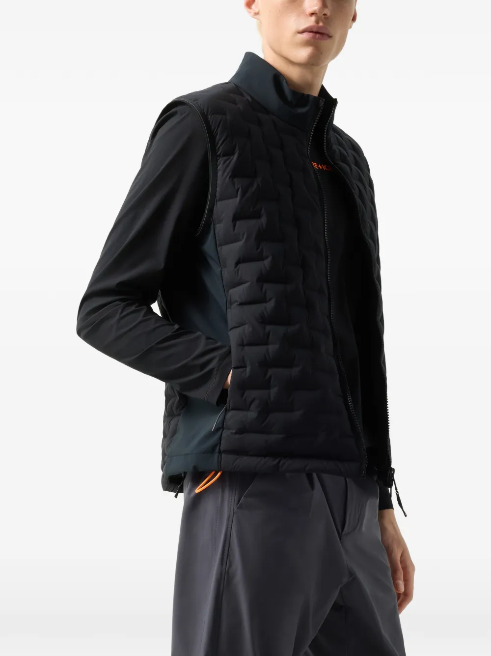 BOGNER FIRE+ICE Gabriel quilted gilet Zwart