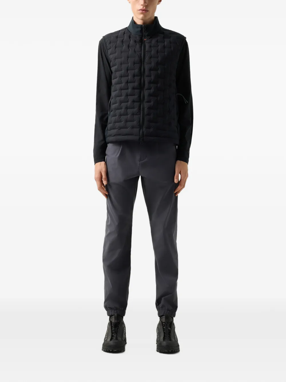 BOGNER FIRE+ICE Gabriel quilted gilet Zwart