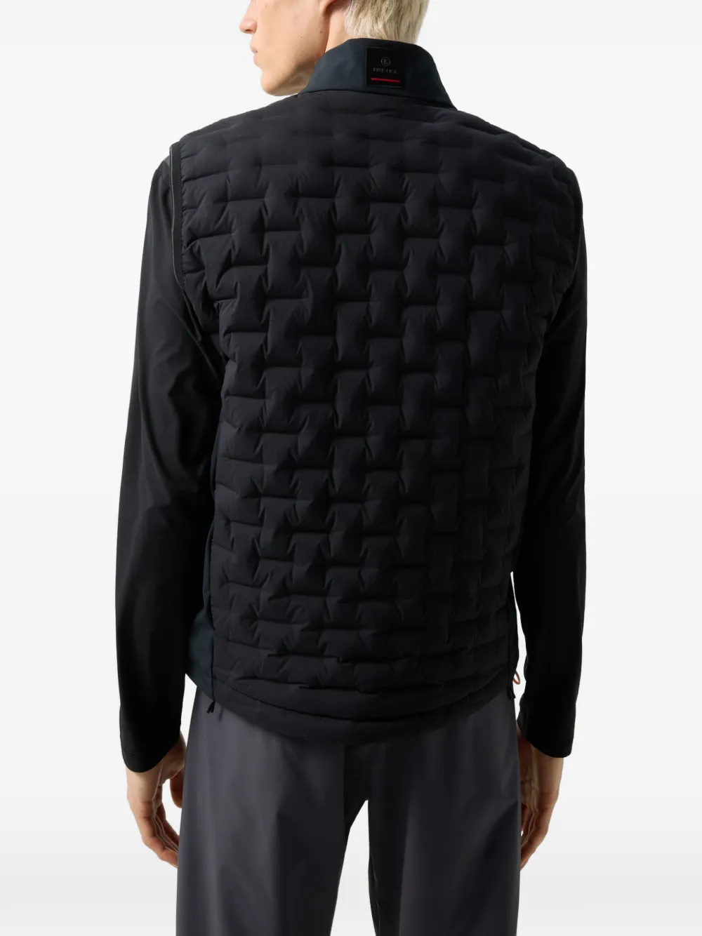 BOGNER FIRE+ICE Gabriel quilted gilet Zwart