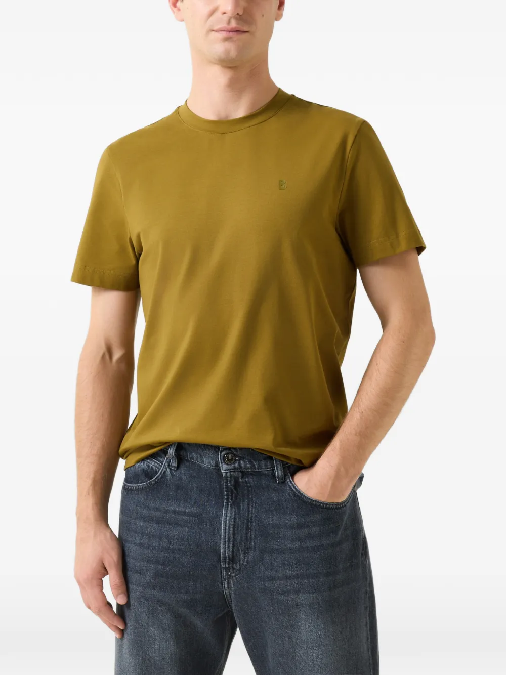 BOGNER Ryan logo-print T-shirt Groen