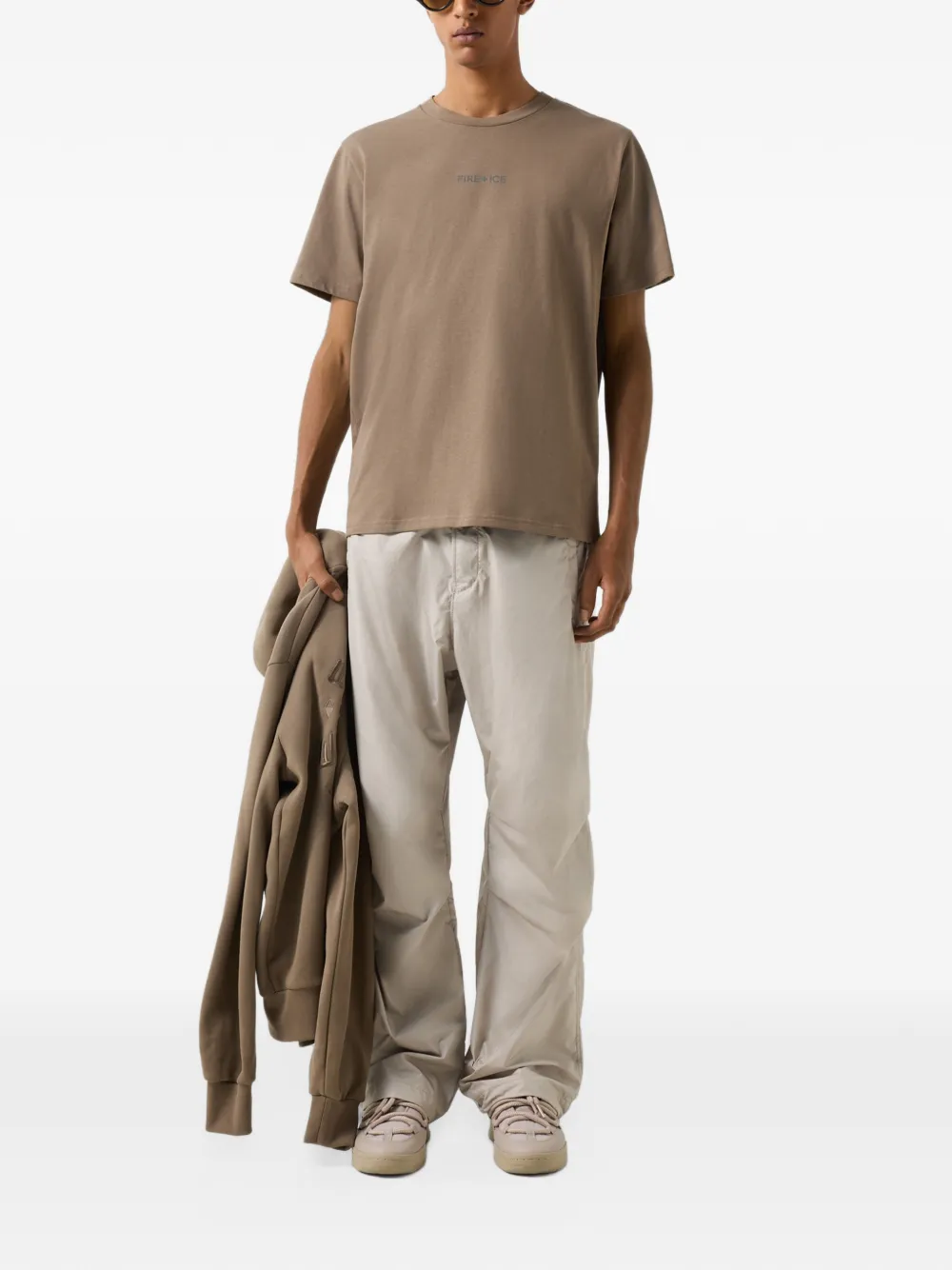 BOGNER FIRE+ICE Mick logo-print cotton T-shirt Bruin