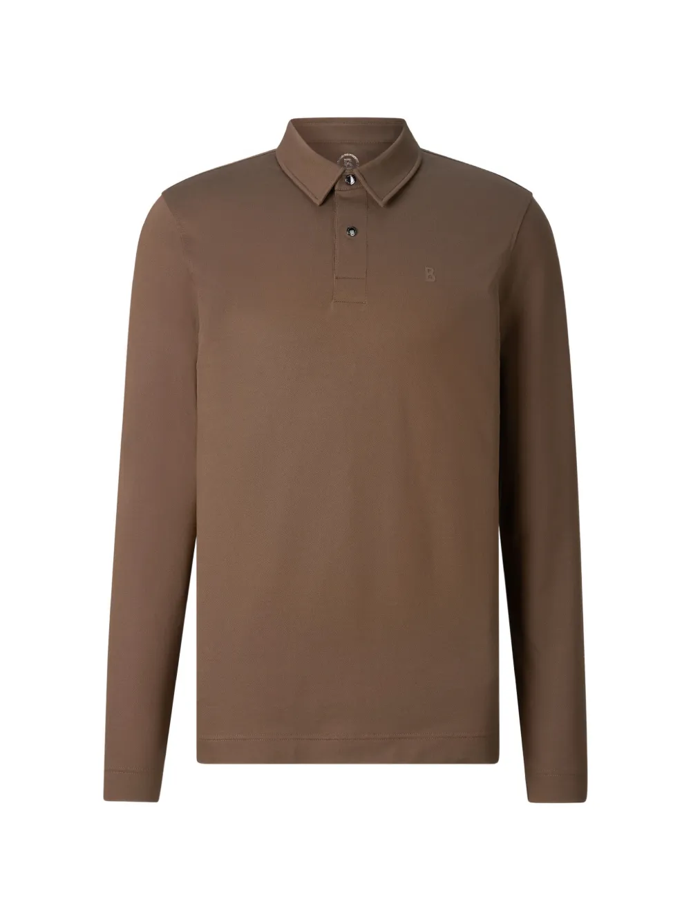 BOGNER Timon long-sleeve polo shirt Bruin