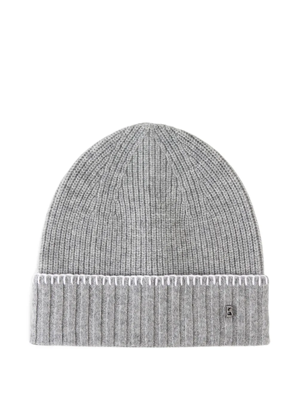 BOGNER Moulan ribbed-knit wool beanie hat Grijs