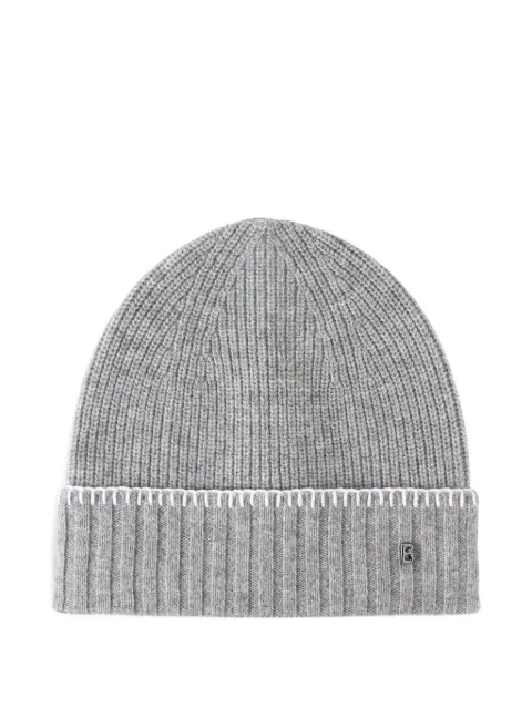 BOGNER Moulan Beanie aus geripptem Wollstrick