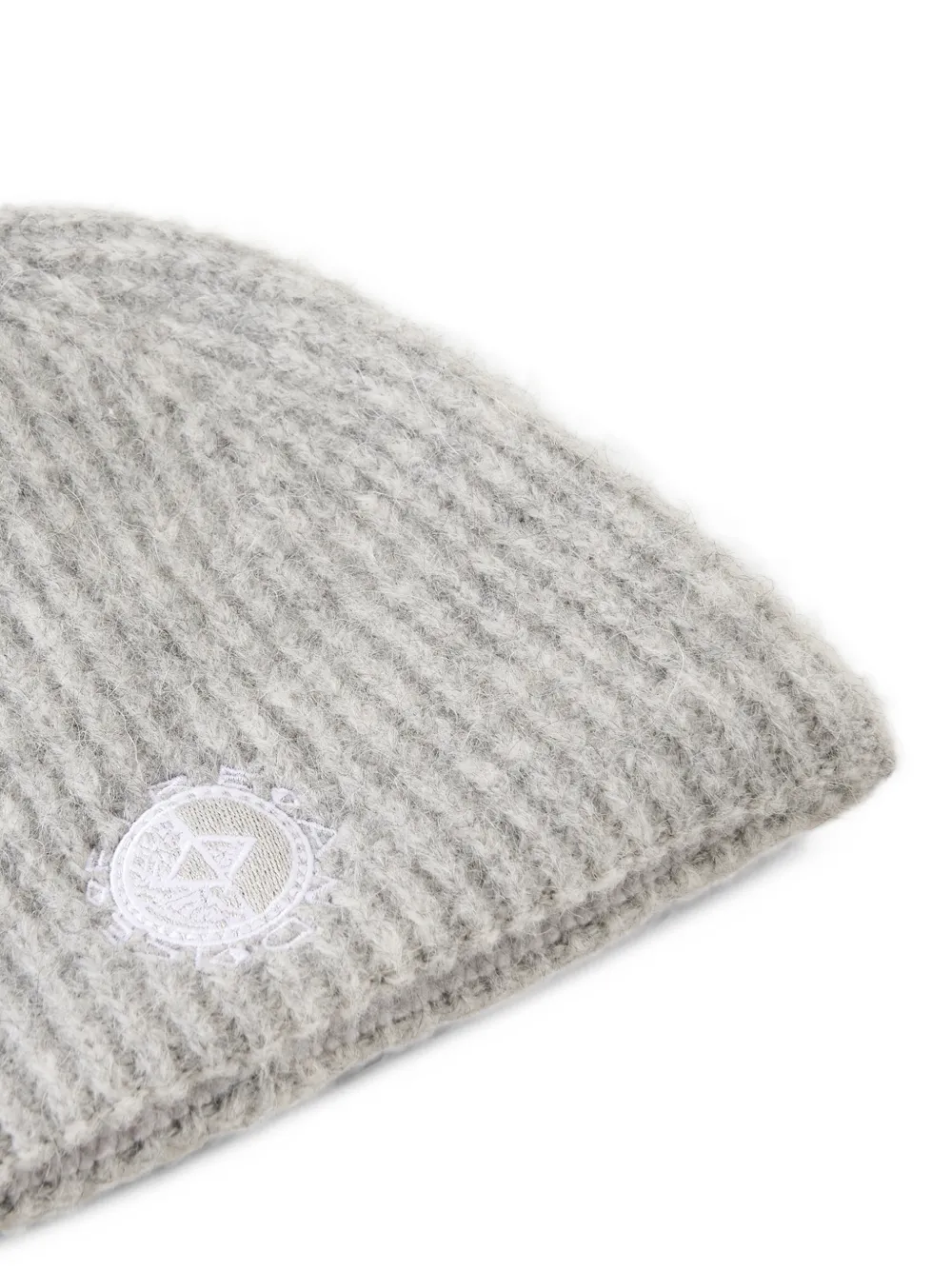 BOGNER FIRE+ICE Aneta ribbed-knit beanie hat Grijs