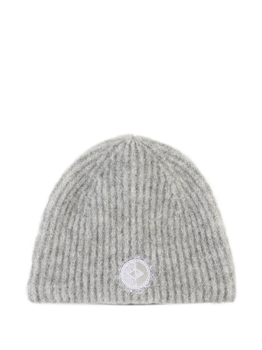 BOGNER FIRE+ICE Aneta ribbed-knit beanie hat Grijs