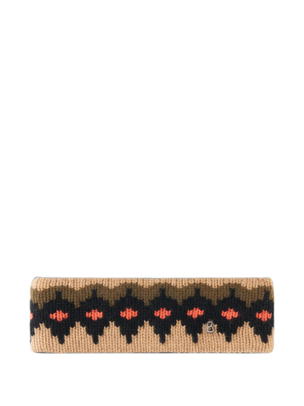 BOGNER Loca fair isle headband Beige