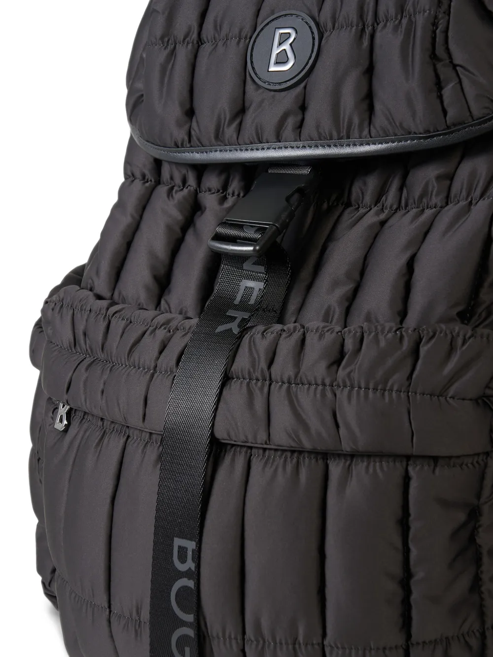 BOGNER Thyon Aaron quilted backpack Zwart