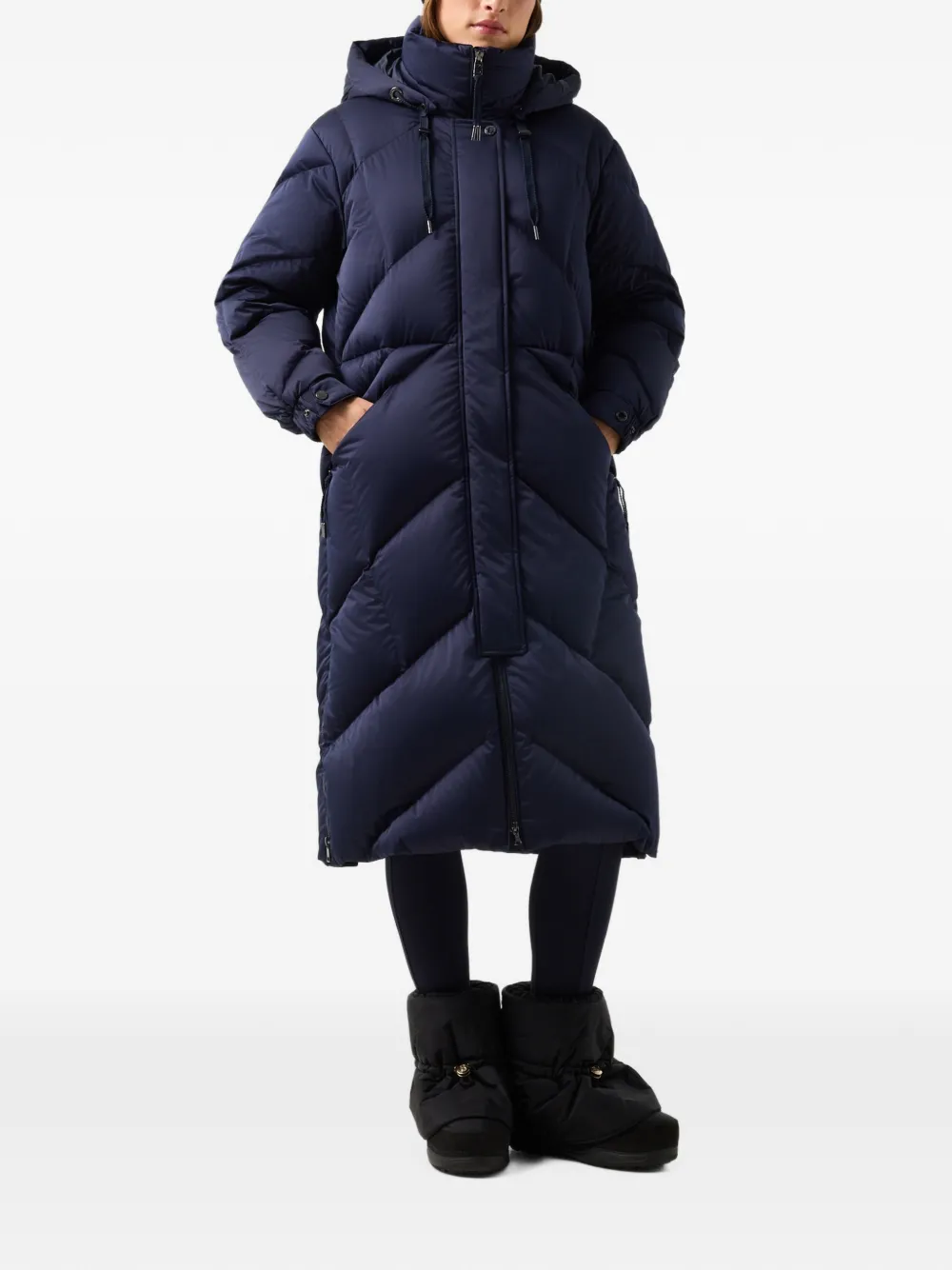 BOGNER Ginny gewatteerde jas met capuchon Blauw