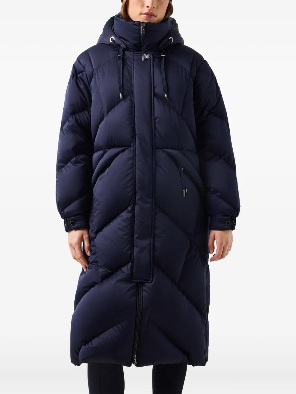 BOGNER Gesteppter Ginny Kapuzenmantel - Blau