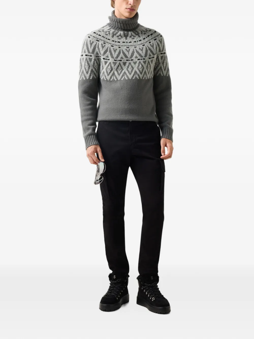 BOGNER Bruno cargo trousers Zwart