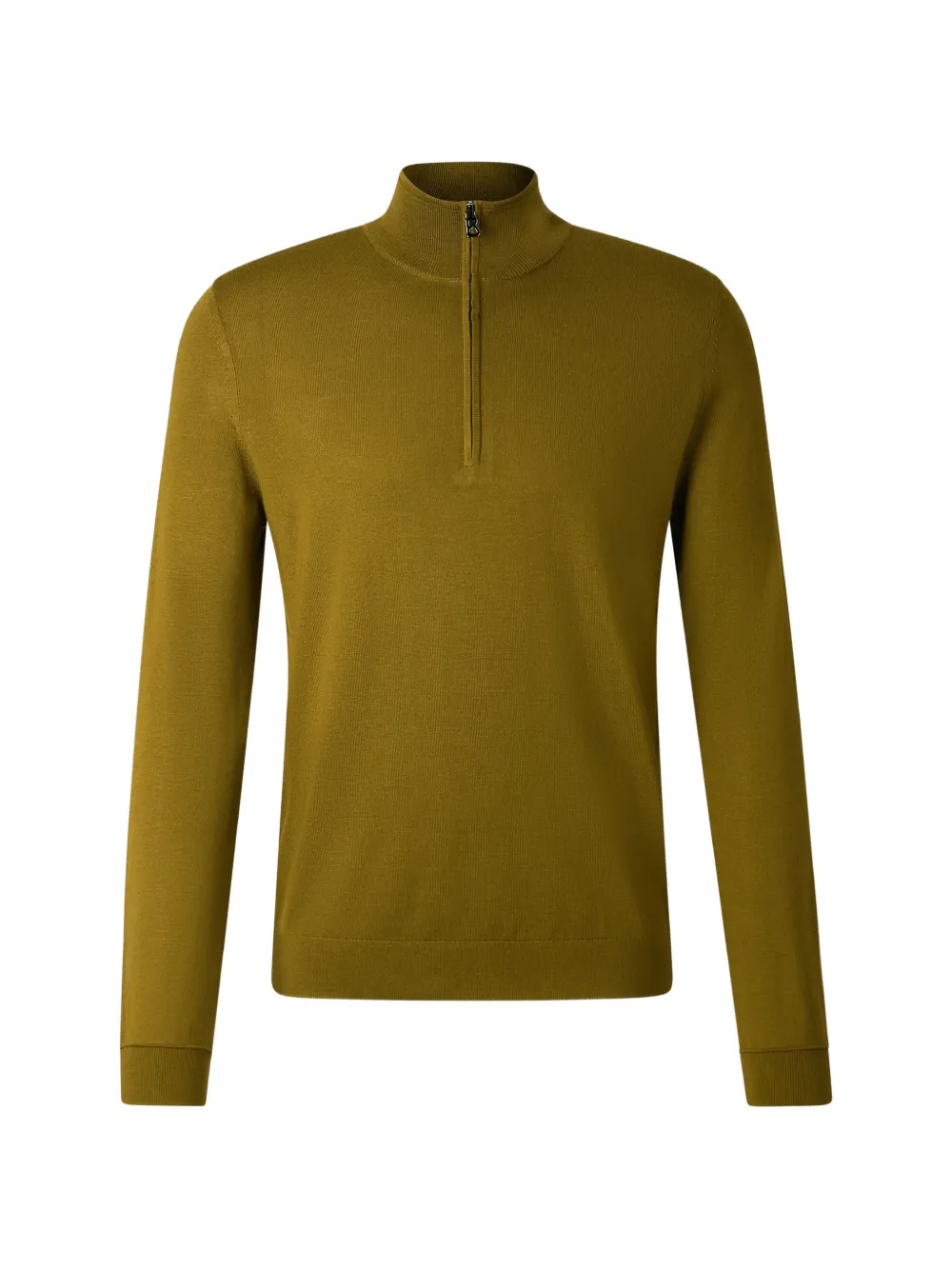 BOGNER Ouri zip-neck virgin-wool sweater Groen