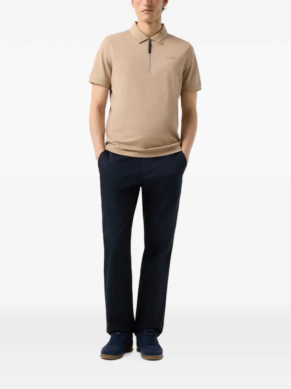 BOGNER Timo piqué polo shirt Beige