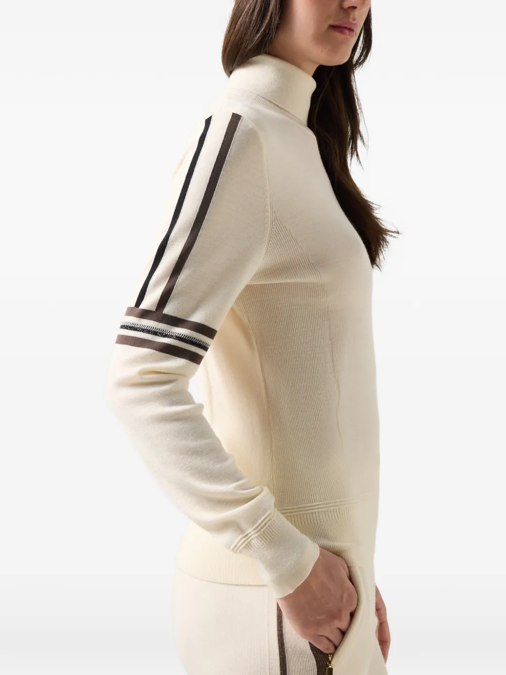 BOGNER Louise coltrui met streepdetail Beige