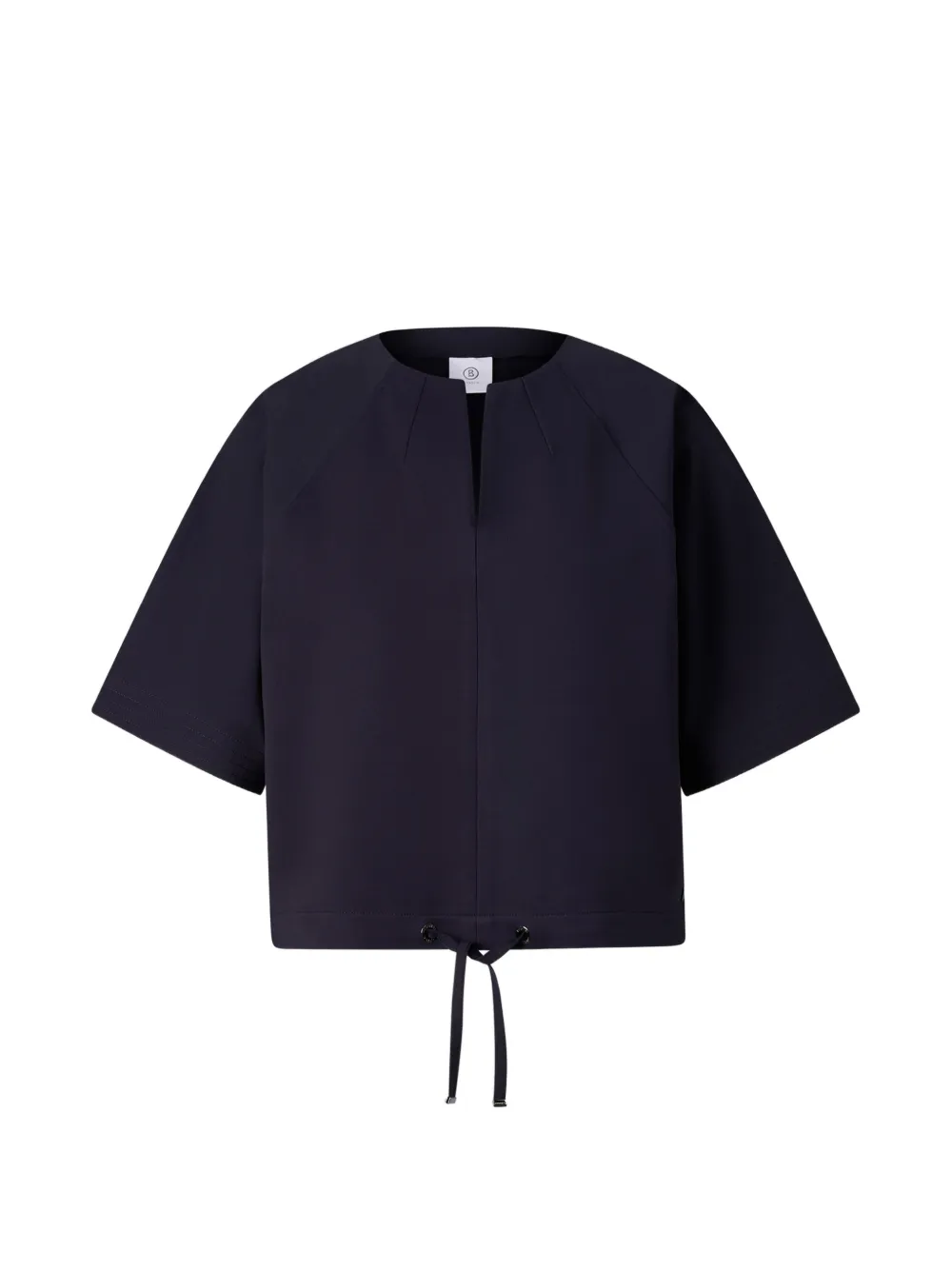 BOGNER raglan-sleeve drawstring-hem top Blauw
