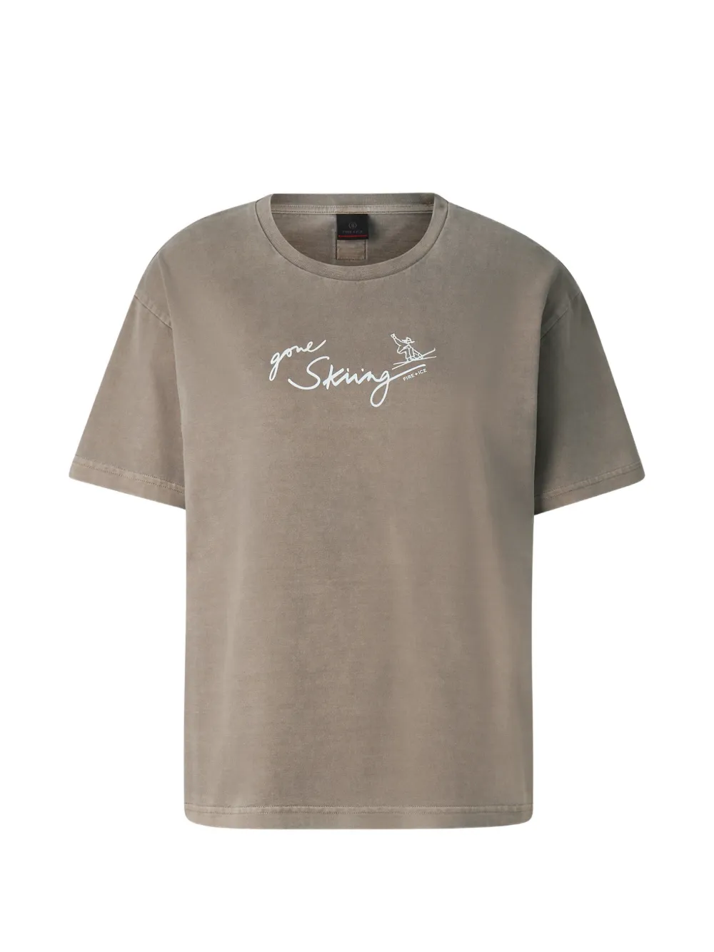 BOGNER FIRE+ICE Cara slogan-print T-shirt Beige